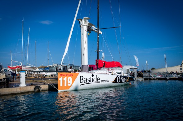 Les toutes nouvelles couleurs du Class 40 Otio-Bastide Médical (photo by Hervé Giorsetti)