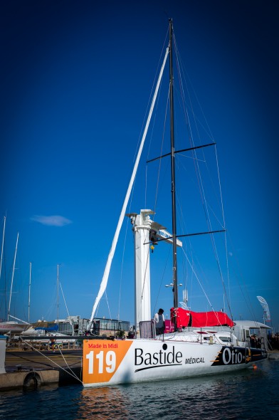 Les toutes nouvelles couleurs du Class 40 Otio-Bastide Médical (photo by Hervé Giorsetti)