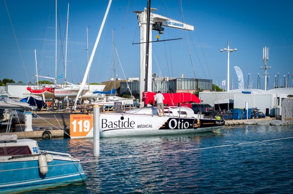 Les toutes nouvelles couleurs du Class 40 Otio-Bastide Médical (photo by Hervé Giorsetti)